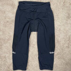 Urban Cycling Apparel Pants Womens XL Black Padded Bike Cycle Sport Athletic